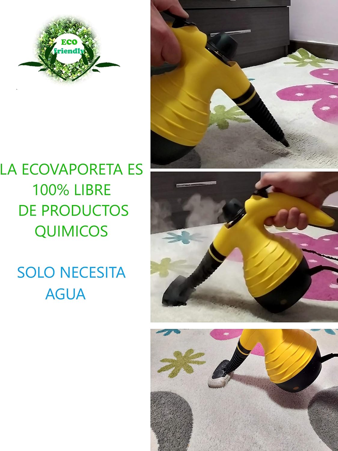 Nettoyeur vapeur puissant et polyvalent, Portable, nettoyage des mains, Vaporeto